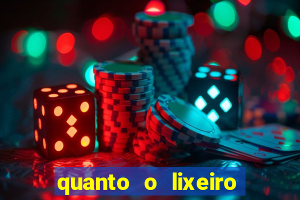 quanto o lixeiro ganha por ano